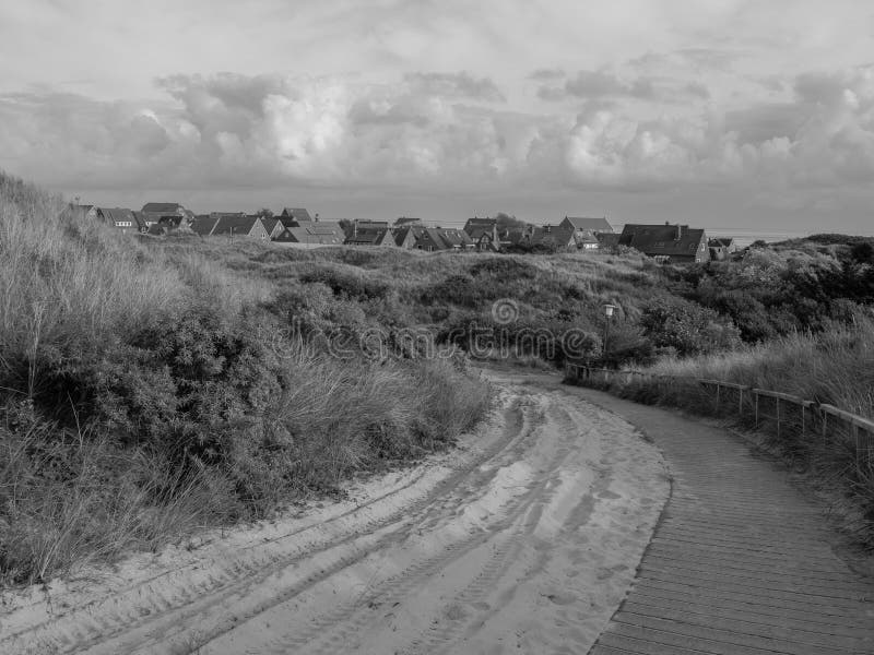Duitse juist in de noordzee royalty-vrije stock foto's