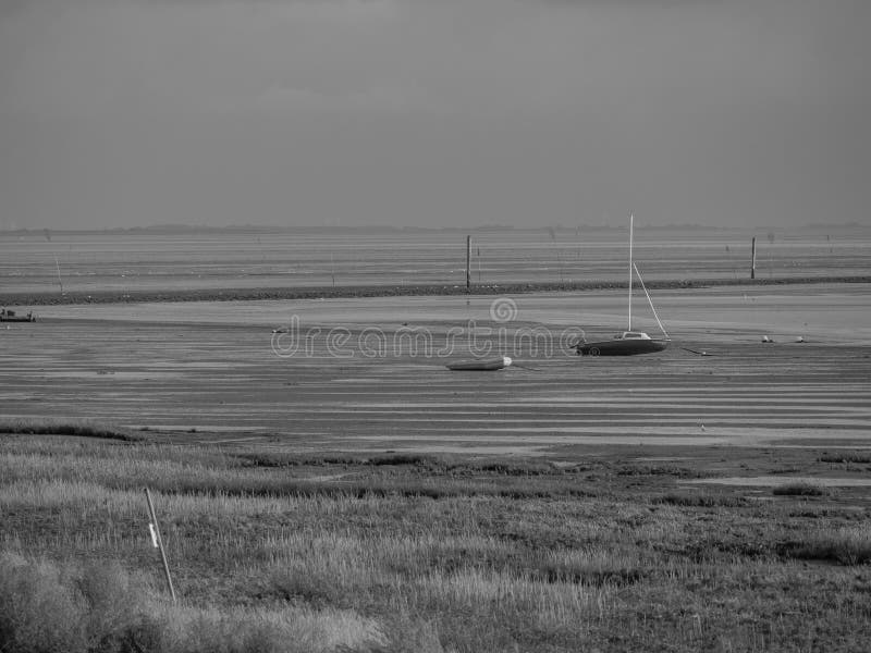 Duitse juist in de noordzee royalty-vrije stock foto's