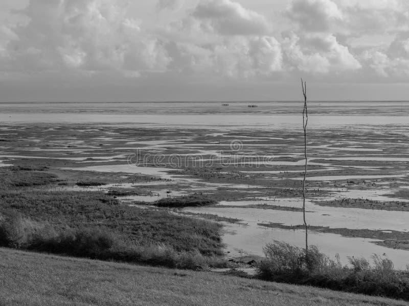 Duitse juist in de noordzee royalty-vrije stock afbeeldingen