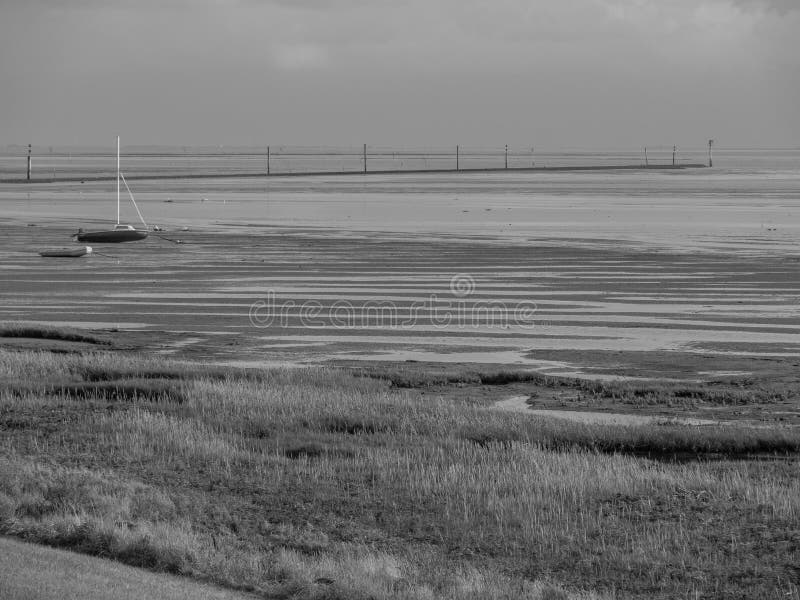 Duitse juist in de noordzee royalty-vrije stock afbeelding