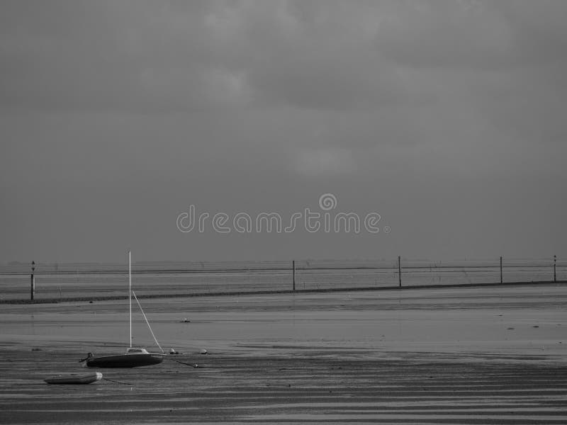Duitse juist in de noordzee royalty-vrije stock afbeelding