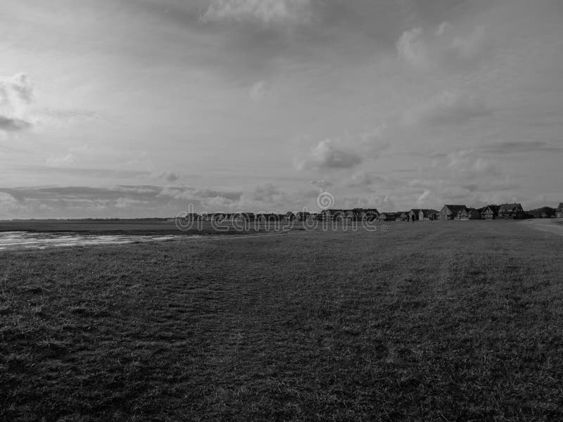 Duitse juist in de noordzee royalty-vrije stock foto
