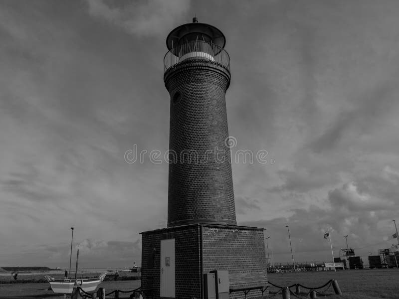 Duitse juist in de noordzee stock foto