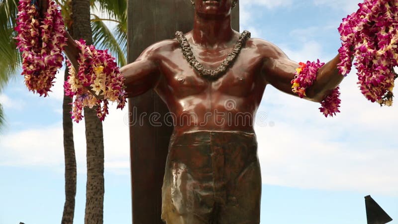 Duke Kahanamoku Statue, Waikiki Beach, Honolulu, Oahu, Hawaii