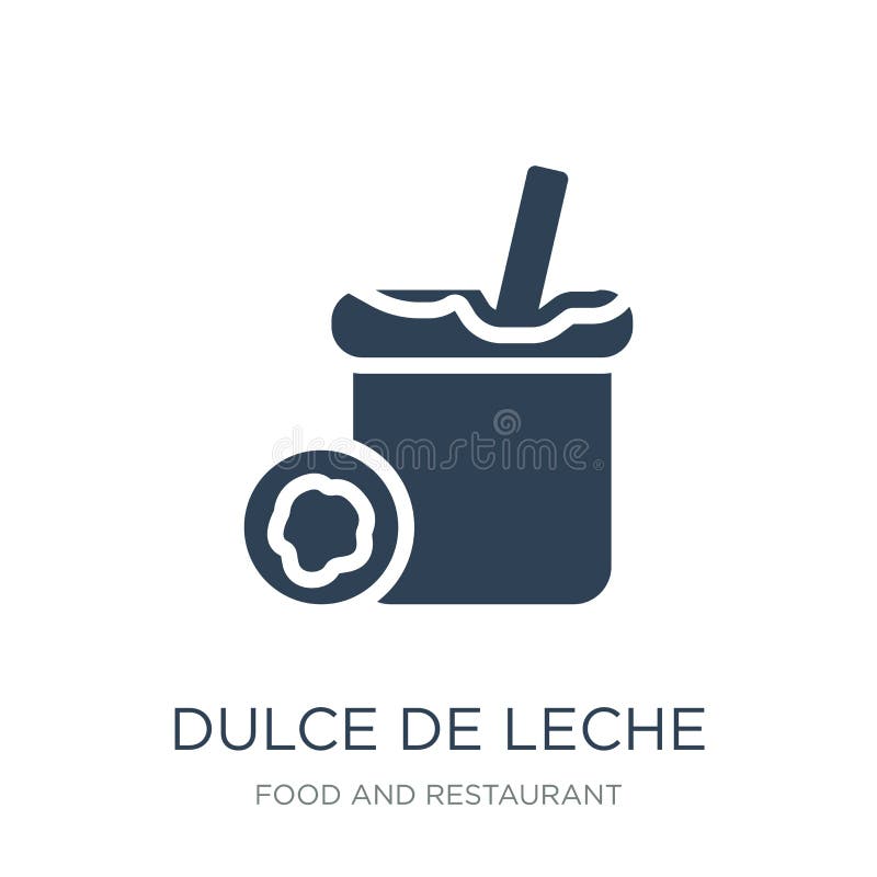 dulce de leche icon in trendy design style. dulce de leche icon isolated on white background. dulce de leche vector icon simple and modern flat symbol for web site, mobile, logo, app, UI