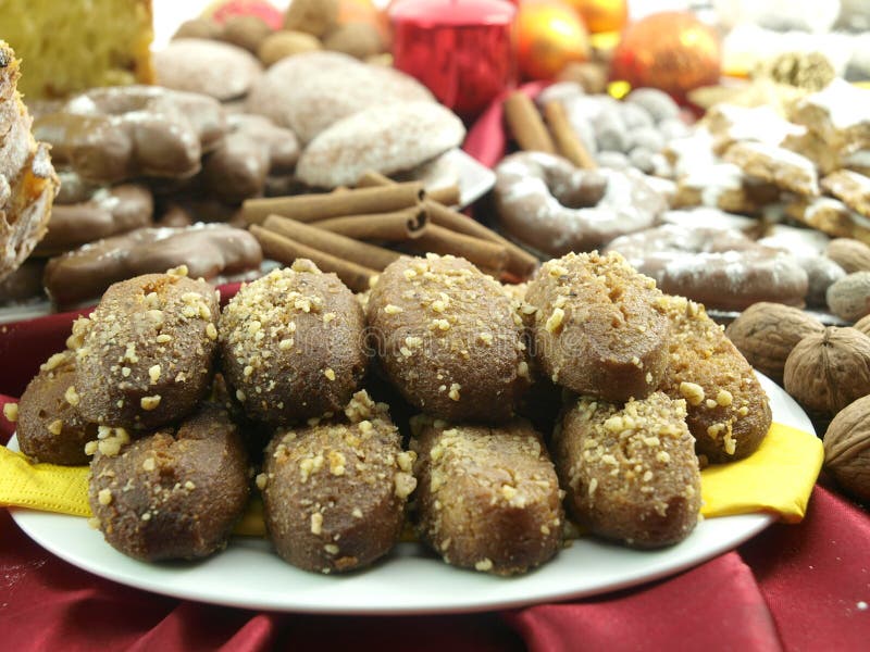 Dulces griegos de la Navidad foto de archivo Dulces griegos de la Navidad foto de archivo