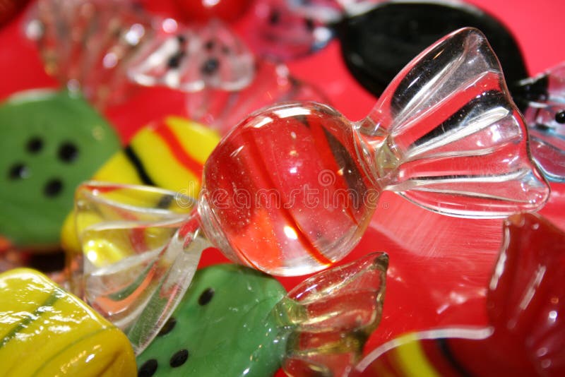 Dulces hechos del vidrio imagen de archivo libre de regalías Dulces hechos del vidrio imagen de archivo libre de regalías