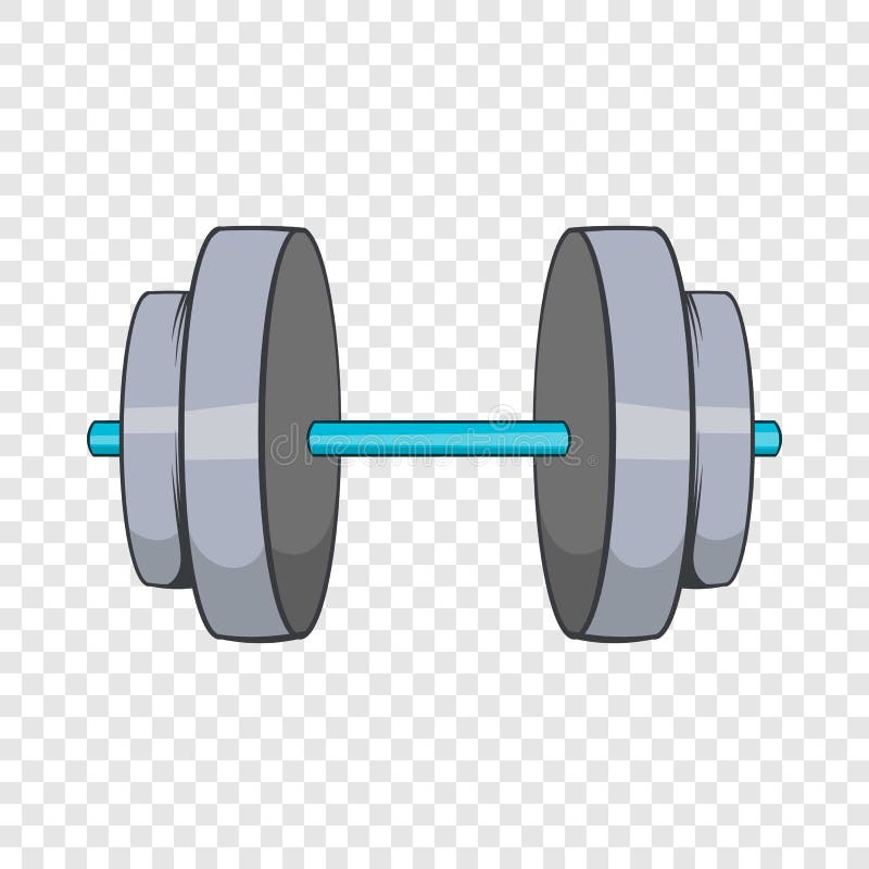 Dumbbell Icon, Cartoon Style Stock Illustration - Illustration of