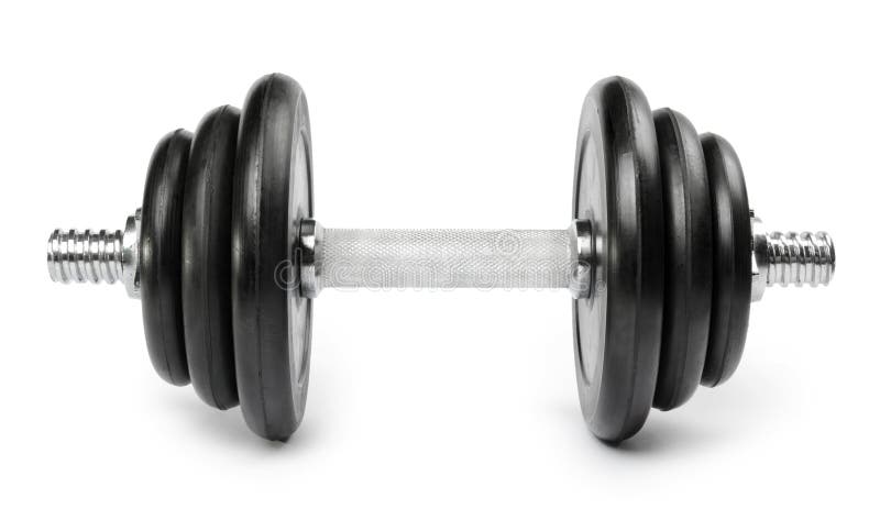 Dumbbell Isolated on white