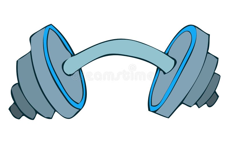 Dumbbell Vector Illustration. Stock Vector - Illustration of muscle