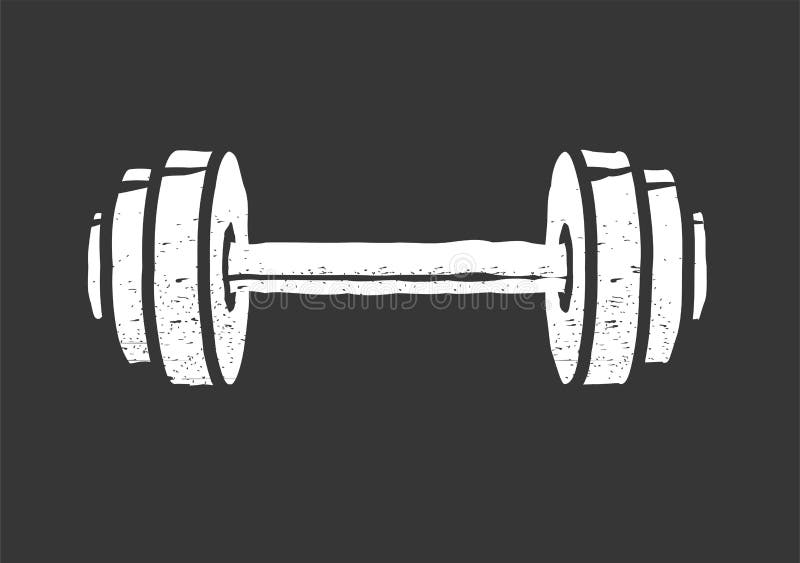 dumbbell clipart black