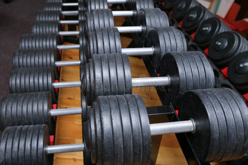 Gym equipment stock image. Image of exercise, healthy, weight 760631