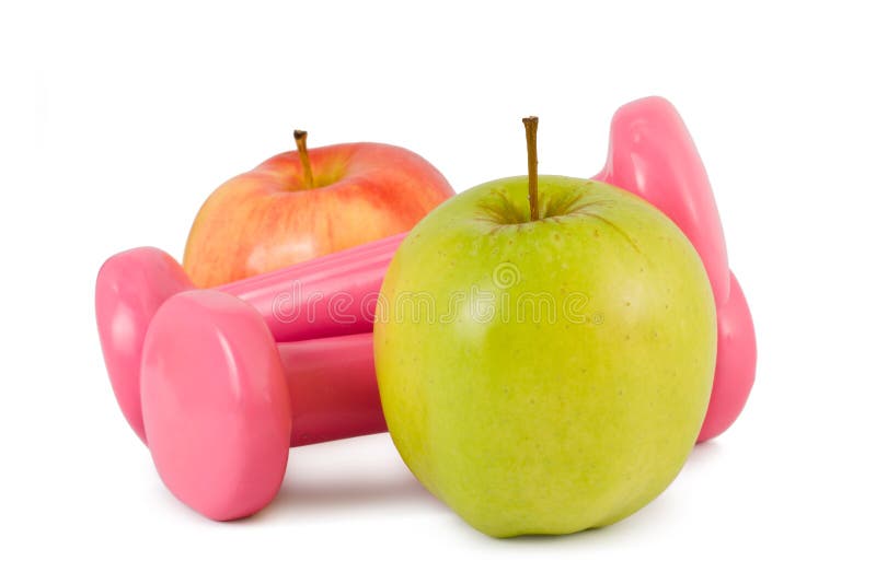 Dumbbells and apples