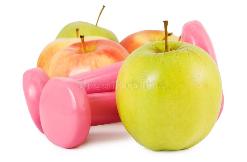 Dumbbells and apples