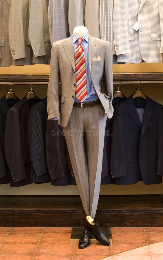 Dummy in a Designer, Classic Suit Stock Image - Image of classic ...