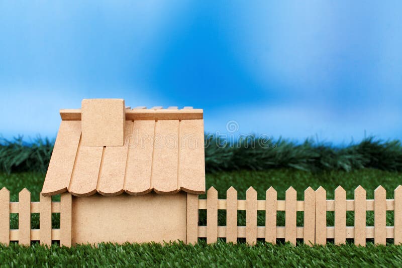 Dummy house stock image. Image of fullframe, clouds, wooden 23129091