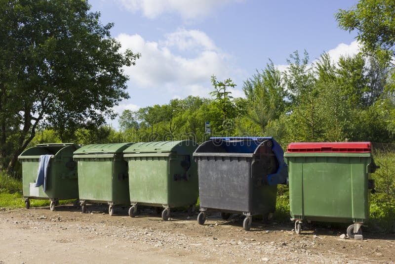 Dump of Garbage in the Village Stock Photo Image of rubbish, heap