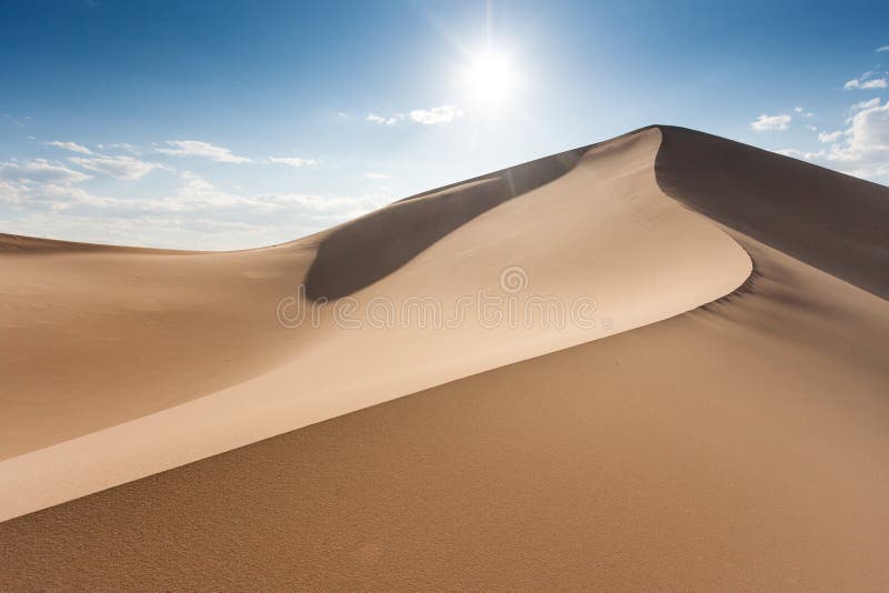 Dunas de Gobi fotografia de stock Dunas de Gobi fotografia de stock