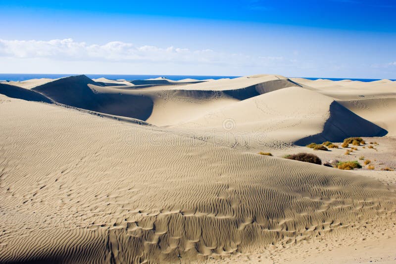 Dunas de Maspalomas Gran Canaria imagenes de archivo Dunas de Maspalomas Gran Canaria imagenes de archivo