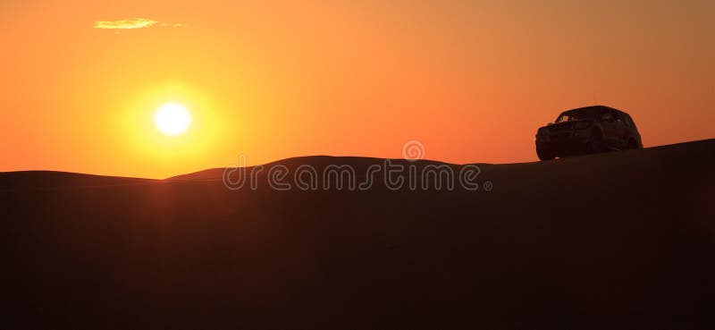 Dune sunset jeep