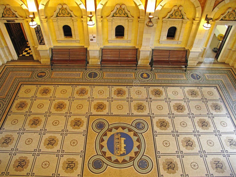 Dunedin railway station royalty free stock photos