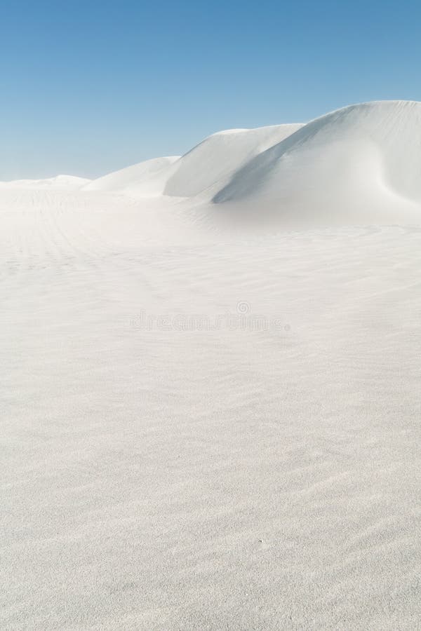 Dunes de sable blanches photographie stock Dunes de sable blanches photographie stock