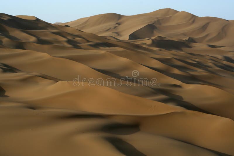 Dunes in desert