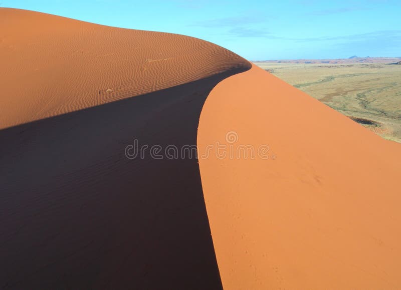 Red Dunes of Namib desert, Kalahari in Namibia, Africa. Red Dunes of Namib desert, Kalahari in Namibia, Africa