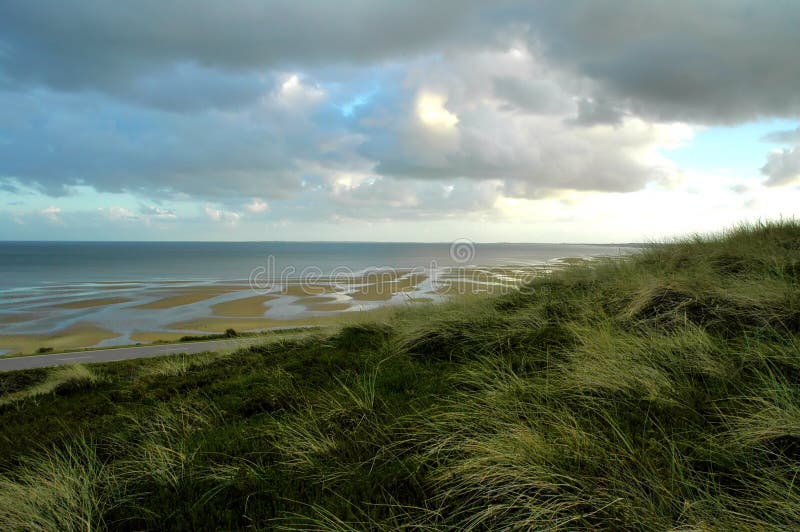 Dunes and tideland Sylt