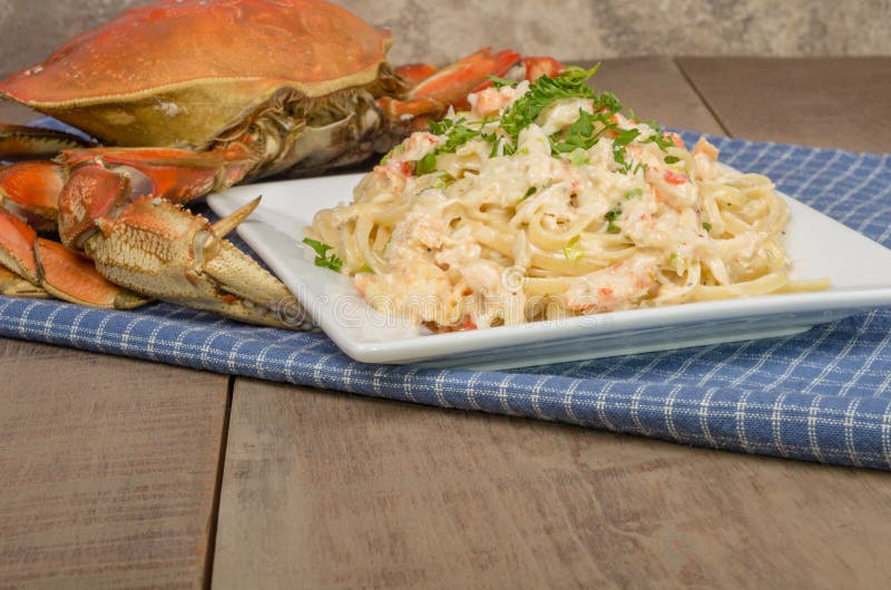 Crab Alfredo