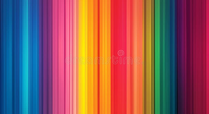 Dungi Verticale Colorate Într-Un Design Abstract Al Spectrului De Degrade stock illustration