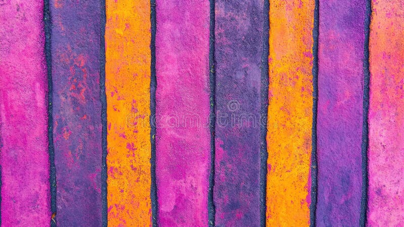 Dungile verticale vibrante de violet magenta și portocaliu creează un fundal texturat abstract royalty free stock image