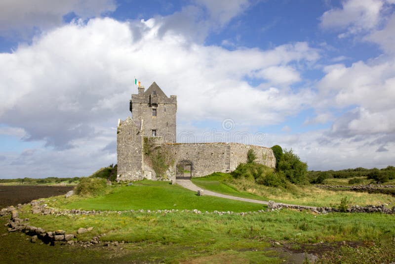 Dunguaire Castle stock photo