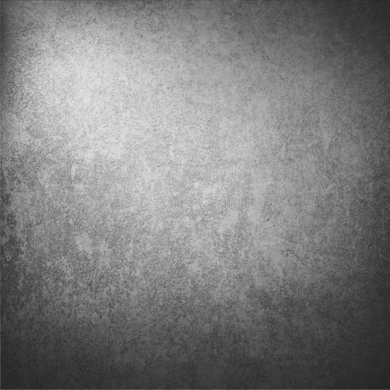 Dunkelgrauer Wandbeschaffenheitshintergrund mit mit abstraktem Höhepunkt und vignetted Ecken als Weinlese-Schmutz-Hintergrundbesch