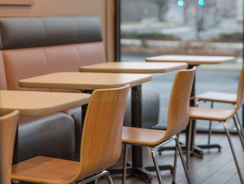 Dunkin Donuts Restaurant Chairs Stock Image Image Of