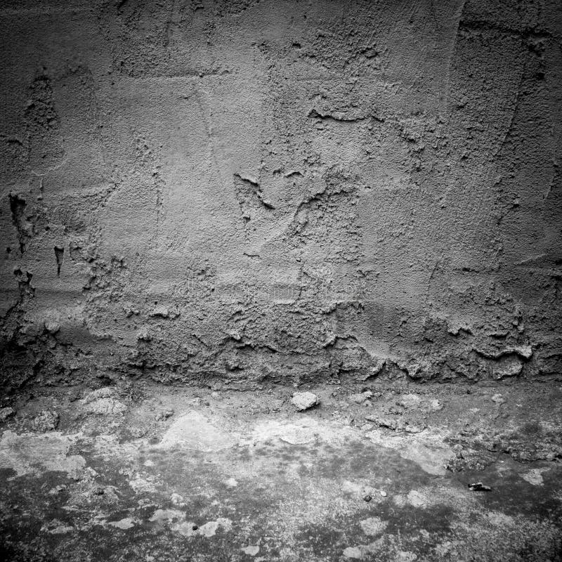 Dunkle industrielle Betonmauer und Boden als Hintergrund lizenzfreie stockbilder Dunkle industrielle Betonmauer und Boden als Hintergrund lizenzfreie stockbilder