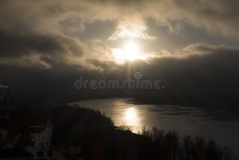 Dunkle Wolken stockfoto Dunkle Wolken stockfoto