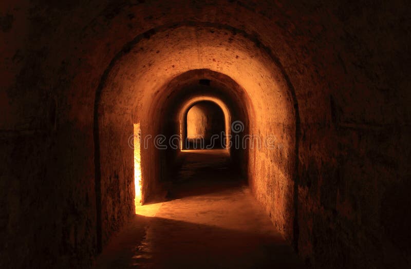 Secret passages, dark tunnels, and gloomy dungeons abound in Castillo San Cristobal, an extensive Spanish fortification located in Old San Juan, Puerto Rico. Secret passages, dark tunnels, and gloomy dungeons abound in Castillo San Cristobal, an extensive Spanish fortification located in Old San Juan, Puerto Rico