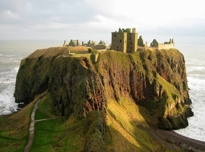 Dunnotar Schloss stockfotografie Dunnotar Schloss stockfotografie