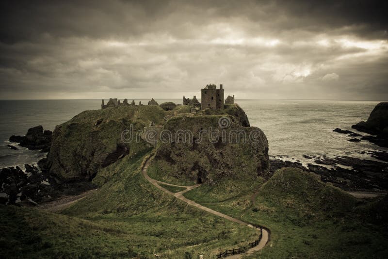 Dunnottar Schloss lizenzfreies stockfoto Dunnottar Schloss lizenzfreies stockfoto