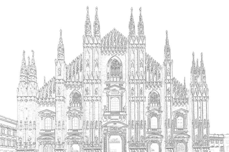 Milano Duomo Stock Illustrations 180 Milano Duomo Stock