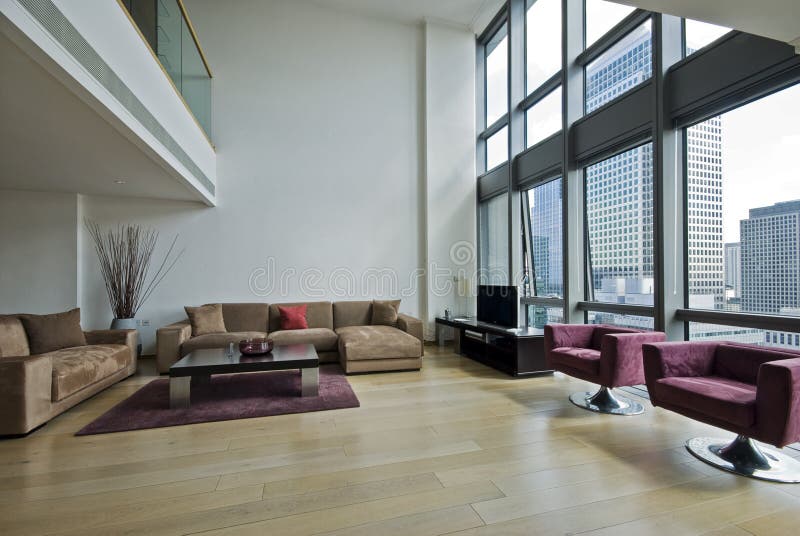 Duplex apartment royalty free stock image