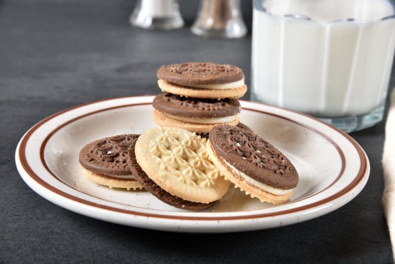 Duplex sandwich cookies stock photo. Image of cookies 46534102