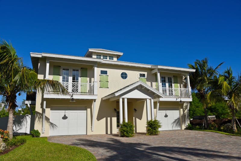 Duplex House stock photography