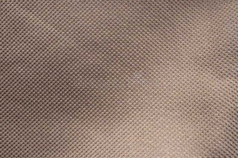 Durable Waterproof Fabric. Ripstop Fabric. Closeup Brown Ripstop