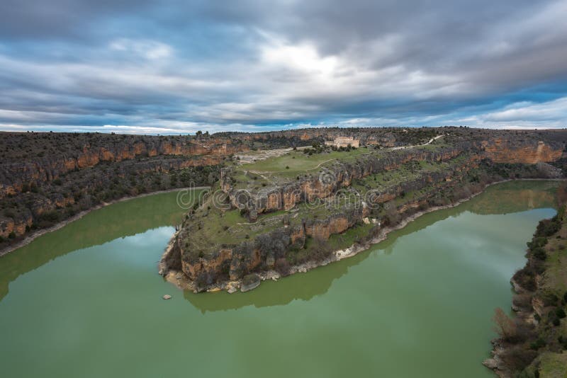 Duraton Canyon Natural Park in Segovia province, Spain. Duraton Canyon Natural Park in Segovia province, Spain