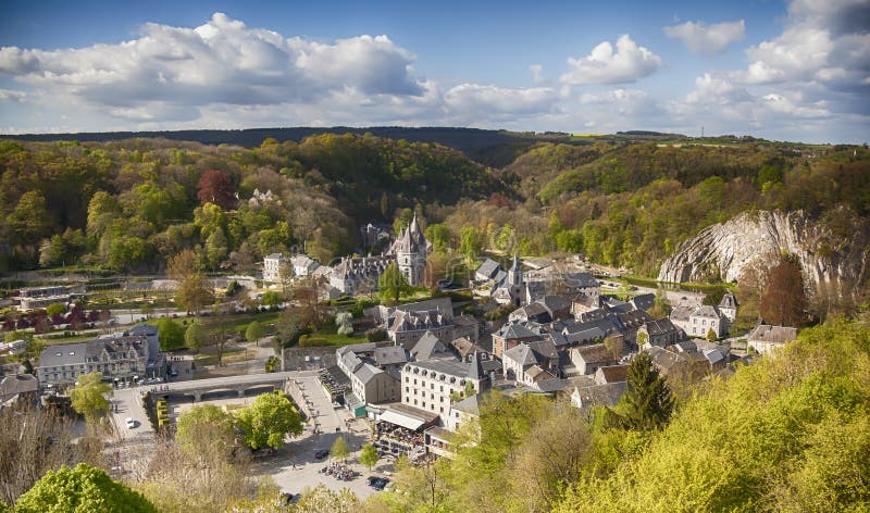 Durbuy dans le Belge Ardennes images libres de droits Durbuy dans le Belge Ardennes images libres de droits