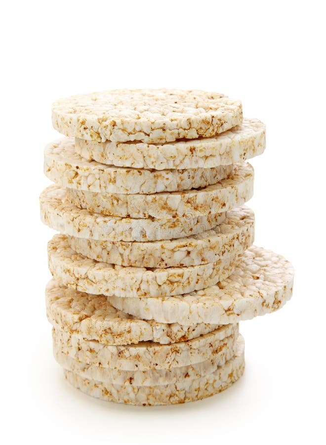 Rice cakes isolated on white background. Rice cakes isolated on white background