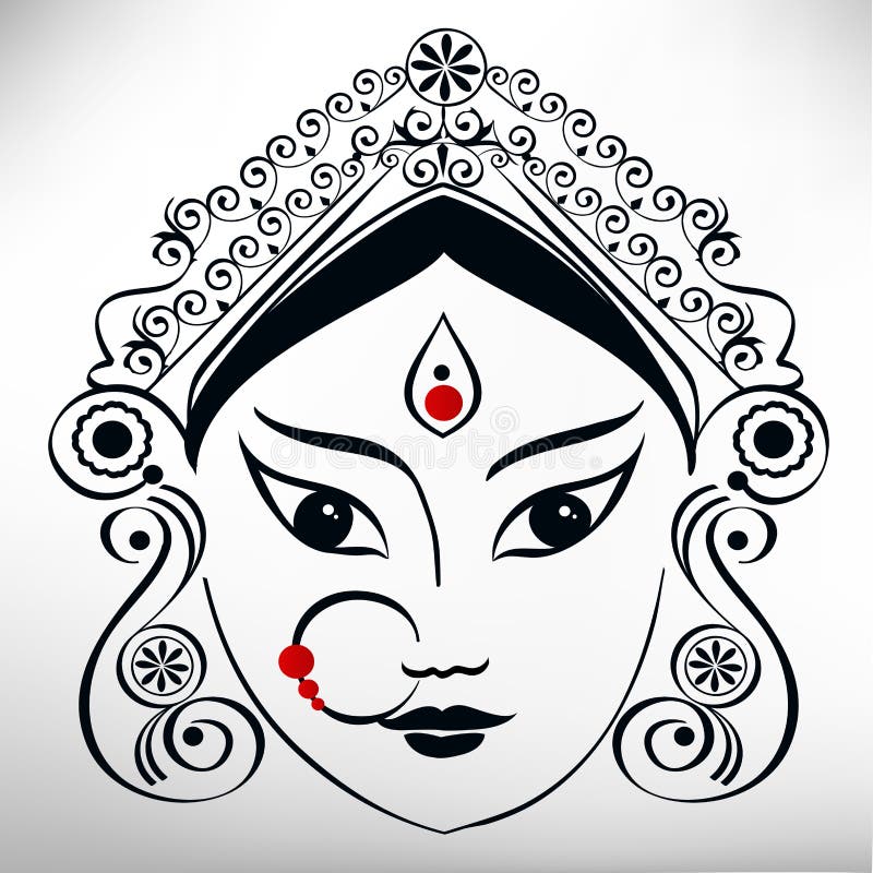 Maa Durga Painting by Adeeb Singh