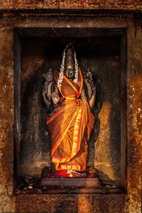 Durga image in Hindu temple